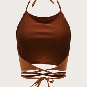 ✨✨Self tie halter top 3/$20✨✨